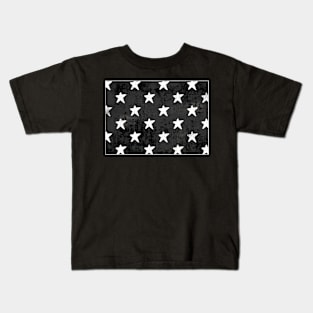 Rough Star Pattern, Design, Vector, Artwork, Pattern Kids T-Shirt